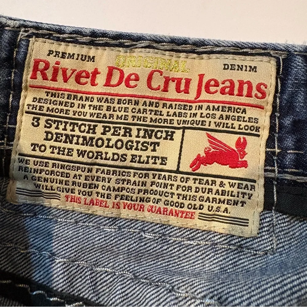 Rivet de Cru Andrew relaxed straight men's jeans size 40x32